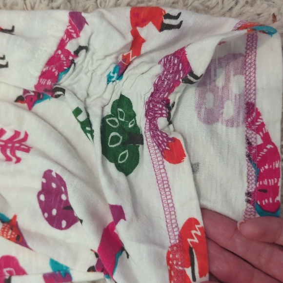Cropped fox PJ pajama pants - Picture 2 of 4